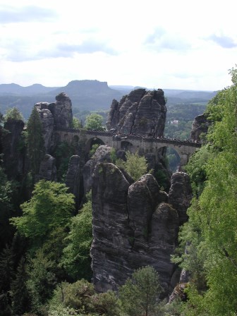 A view of the Bastei bridge